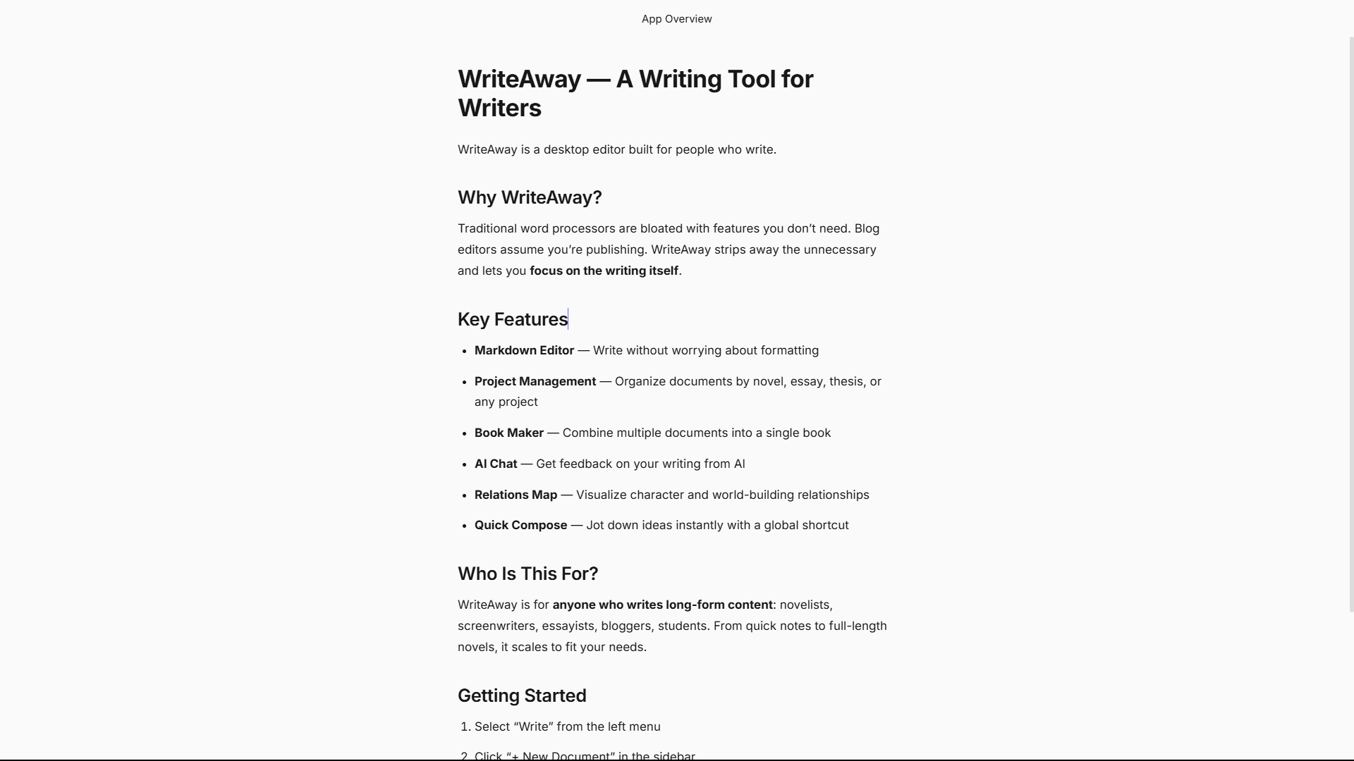 WriteAway 전체 모드